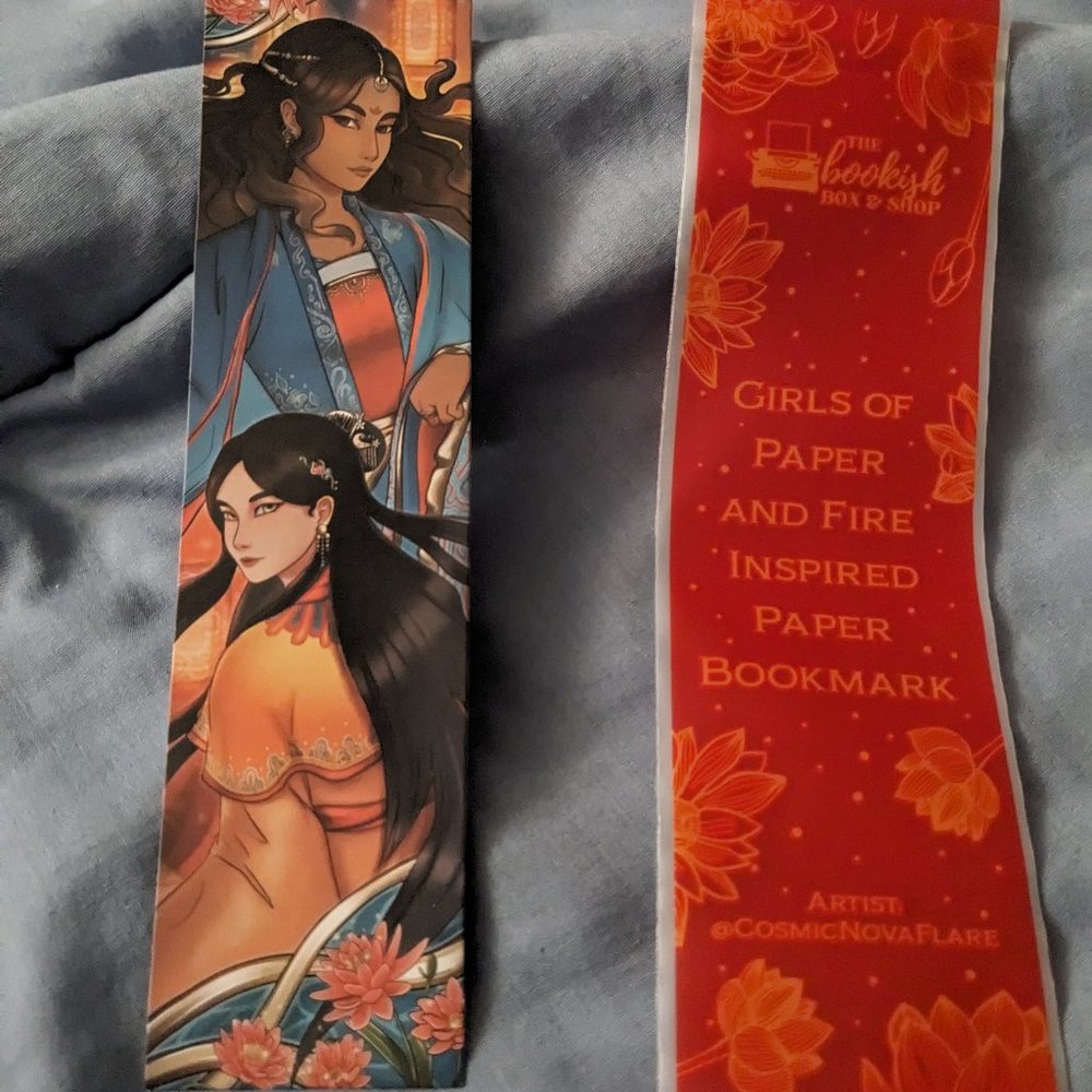 Girls of Paper and Fire bookmark